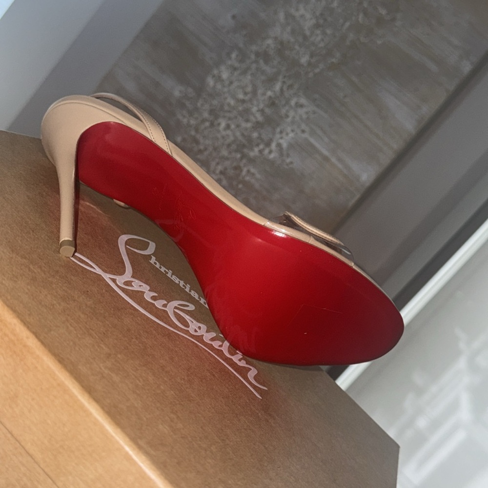 Christian Louboutin Beige Stiletto Heels